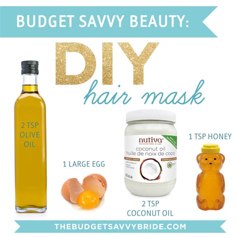 DIY Hair Mask With Egg, Honey & Coconut Oil .